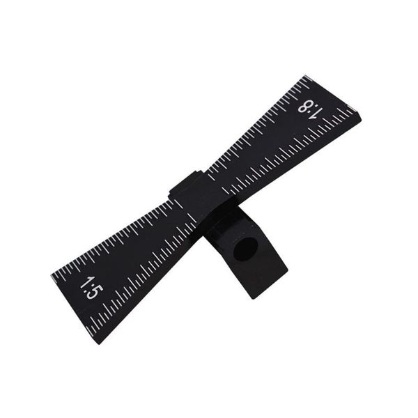 

swallow cake marker aluminium hand cut wood adjustment meter guide tool with scale template size 1: 5 and 1: 8 40ja