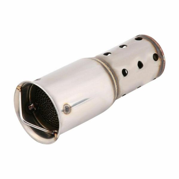 

motorcycle exhaust system db killer noise sound eliminator pipe silver universal
