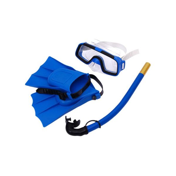 

diving masks 1 set children snorkeling mask goggles snorkel flippers kids swimming breathable tube fins accessor