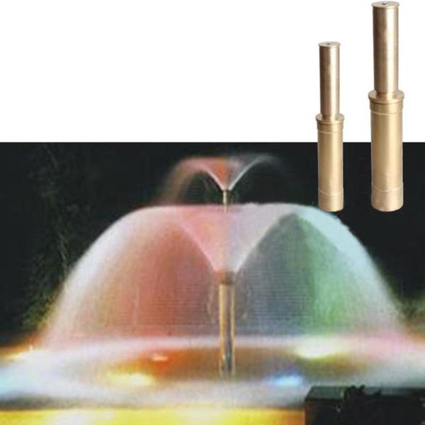 

garden nozzle fountain nozzles landscape pure copper sprinkler double trumpetflower pool pond spray head decorations