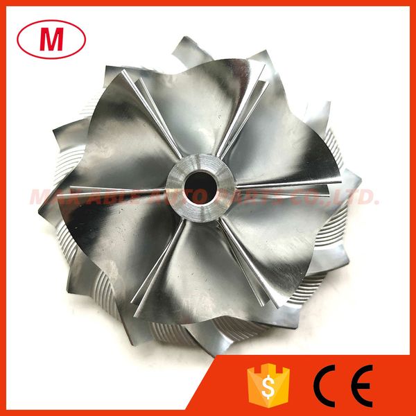 

gt2835 452546-0005hf 53.11/73.00mm 6+6 blades performance turbo billet compressor wheel/aluminum 2618/milling wheel for racing turbochrager