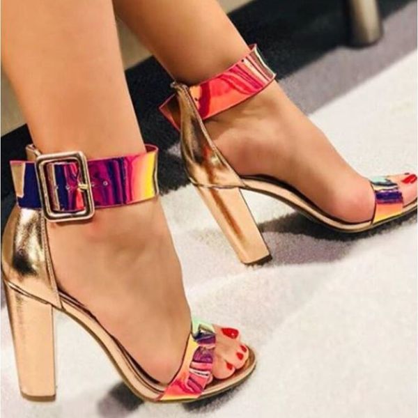 

sandal 2021 women's shoes be tall sandals, Black