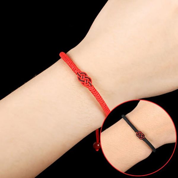 

charm bracelets 2 pcs lucky red string braided bracelet men women handmade adjustable weave braslet couple braclet yoga meditation jewelry, Golden;silver