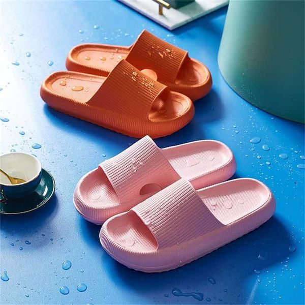 

vip link women men indoor bathroom beach slippers 211012, Black