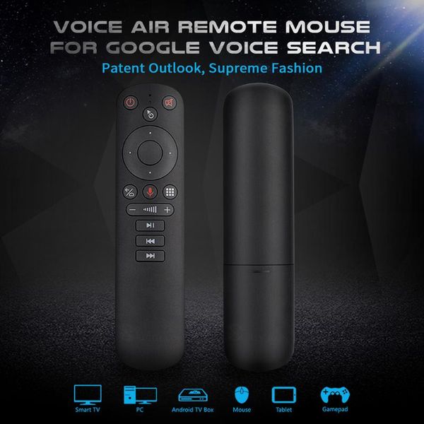 

2.4ghz wireless voice air mouse remote control with built-in gyroscope for android tv box smart projector controlers