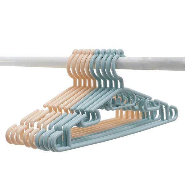 

hangers & racks 10pcs/lot plsatic for clohtes rack multifunction hanger pants