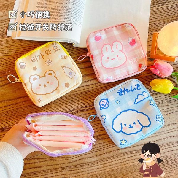 

storage bags 1pc portable waterproof women tampon bag reusable big capacity girls sanitary pad pouch cosmetic makeup organizer