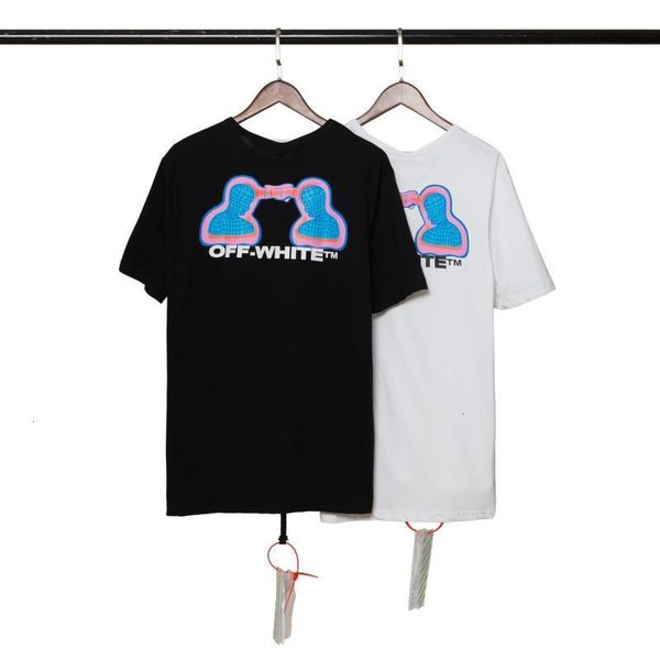 

t shirt casual loose classic short sleeve t-shirt for men and women, White;black