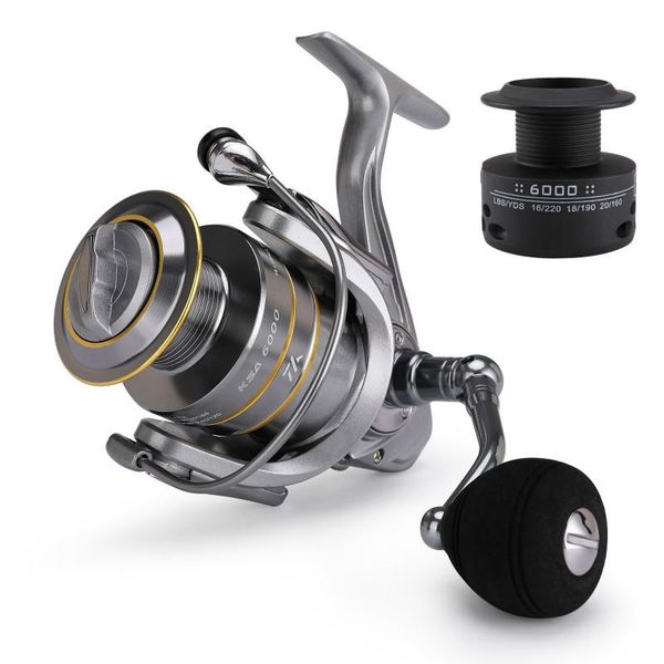 

spinning fishing reel peche 8kg max drag wheel 1000-7000 series 5.5:1 gear ratio for bass coil molinete de pesca baitcasting reels