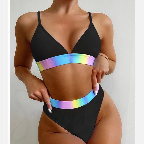 

two-piece suits push up swimsuit bathing suit biquini brasileiro maillot de bain femme monokini tankini bikini black swimwear women