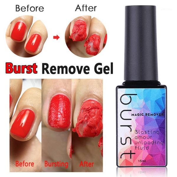 

nail gel polish remover burst magic fast soak off uv base coat glue remov1