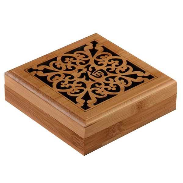 

bamboo incense burner coil holder,living room decoration, meditation hollow censer for home office fragrance lamps