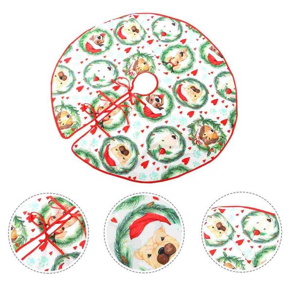 

christmas decorations 1pc decoration cartoon tree skirt plush holiday