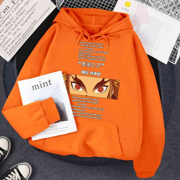 

demon slayer hoodie for men ga warm clothing cartoons streetwear fashion fce swearshirt personality oversized hoody, Black