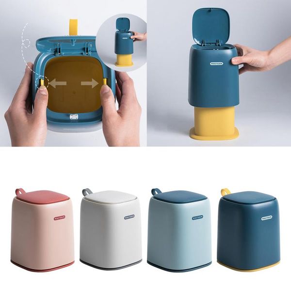 

waste bins garbage bin nordic style living room office household mini trash can