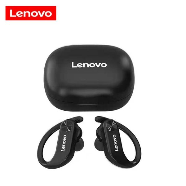 

cell phone earphones original lenovo lp7 tws bass wireless headset with microphone dual stereo ipx5 waterproof sports long standby