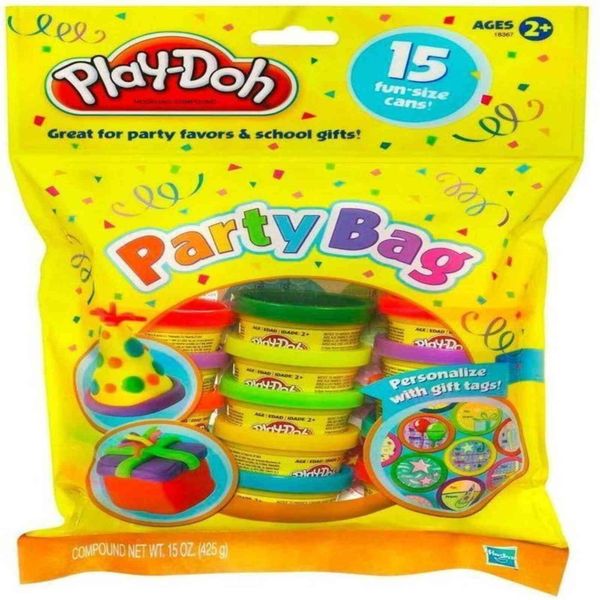 

play doh party bag doudou, 15 bags (various colors)9l5x3hi4