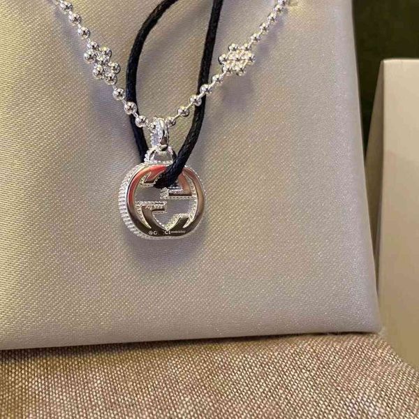 

double s925 silver snowflake necklace