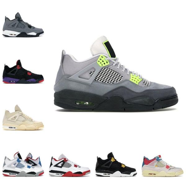 

basketball shoes men women jumpman 4 4s fire red black cat desert moss university blue bred cactus jack pure orange what the tattoo mens tra