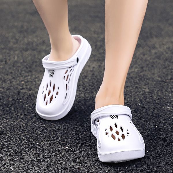 

fashion slippers slides suitable shoes women breathable outdoor wholesale lightweight spring and summer in stock two size 36-48, Black