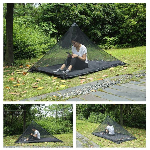 

tents and shelters outdoor camping mosquito net portable lightweight foldable anti-mosquito single keep insect away backpacking tent
