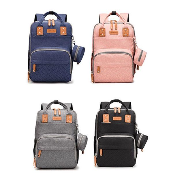 

backpack baby diaper backback large capacity mummy nappy bag multifunctional daypack with pacifier holder changing pad strollers