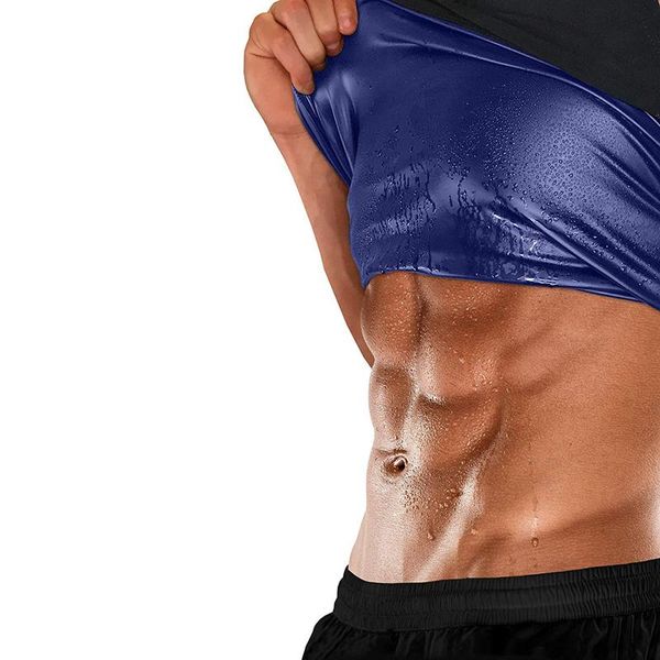 

men's body shapers sauna waist trainer shaping vest slimming corset ultra sweat tank building mans shaperwear, Black;brown