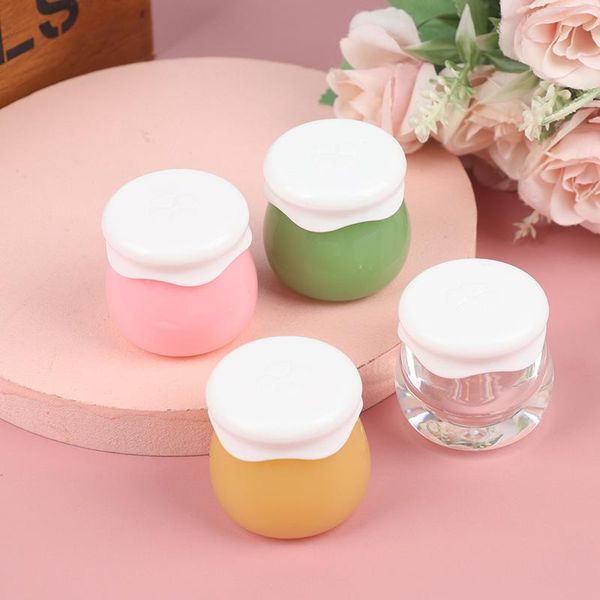 

storage bottles & jars 1piece empty makeup jar pot refillable sample cream lotion cosmetic container