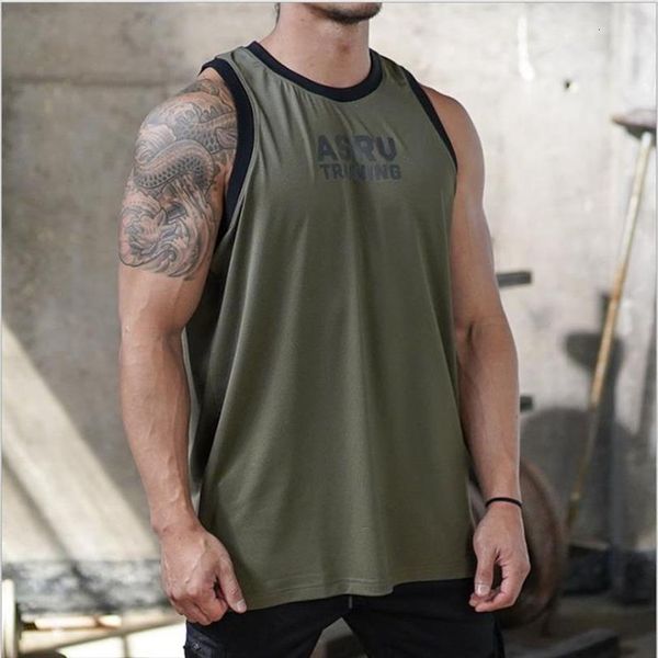 

mens summer fitness bodybuilding tank workout clothing cotton male sleeveless sling shirt vest undershirt, White;black