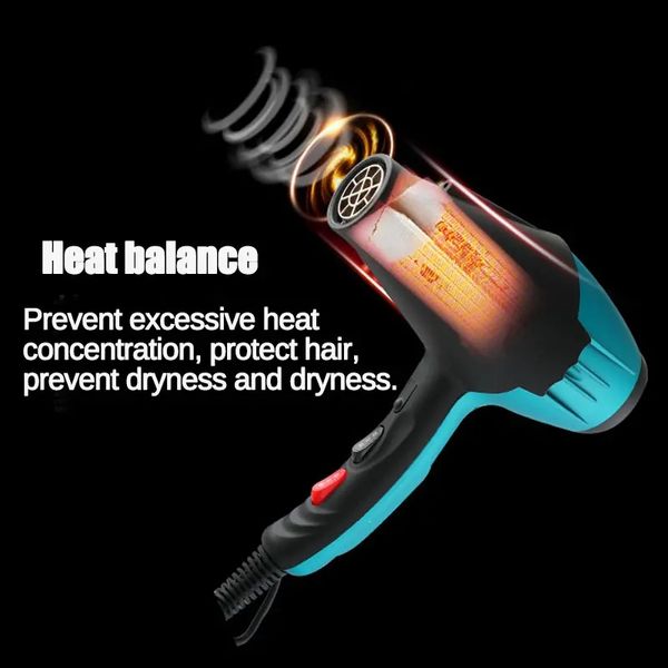 

hair dryer frequency control temperature control blue light anion travel home - 200w eu plug