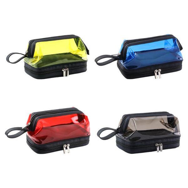 

cosmetic bags & cases makeup double layer travel make up organizer toiletry bag