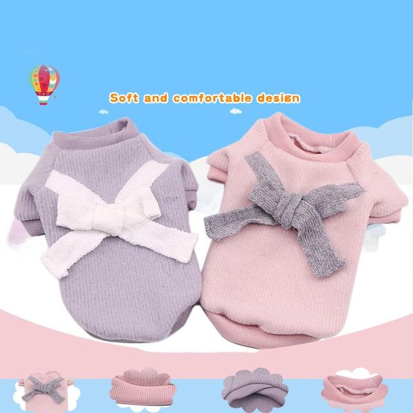 

dog apparel pet cat puppy cute sweater bow tie for small chihuahua pug clothing coat costume xs-xl