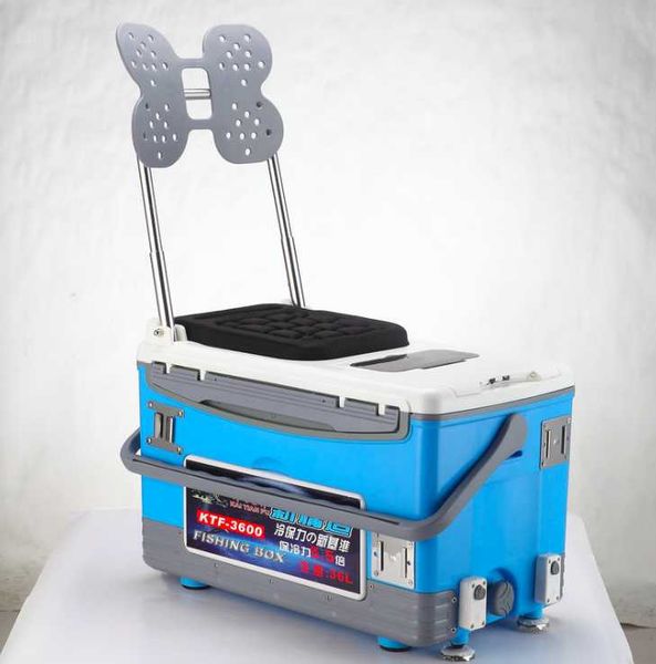 

multifunctional fishing box platform four-corner rising foot tackle accessories