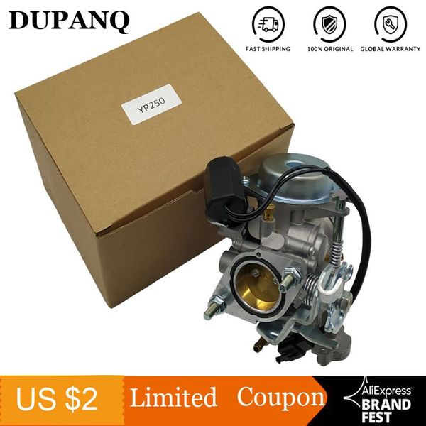 

motorcycle fuel system dupanq original carburetor for majesty yp250 linhai 250 marquis tk atv250 atv carburador