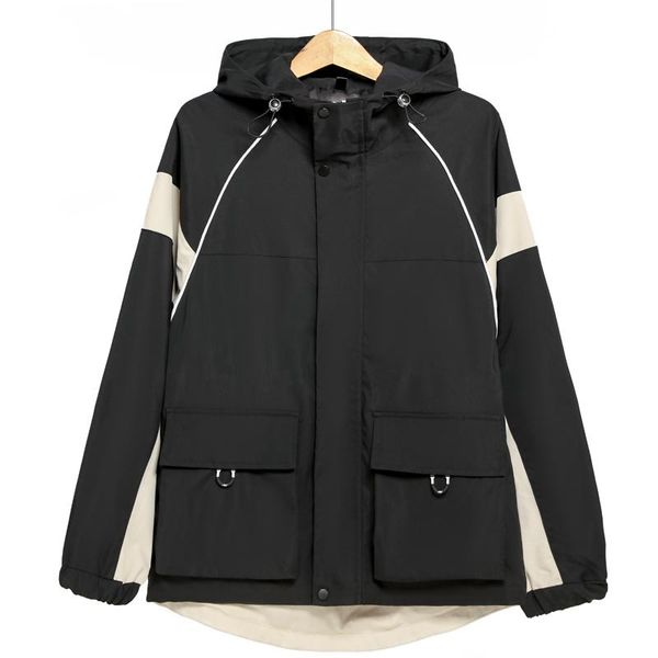 

men's jackets jacket fashion spring autum casual streetwear hoodie men waterproof clothes mens windbreaker coat male outwear, Black;brown