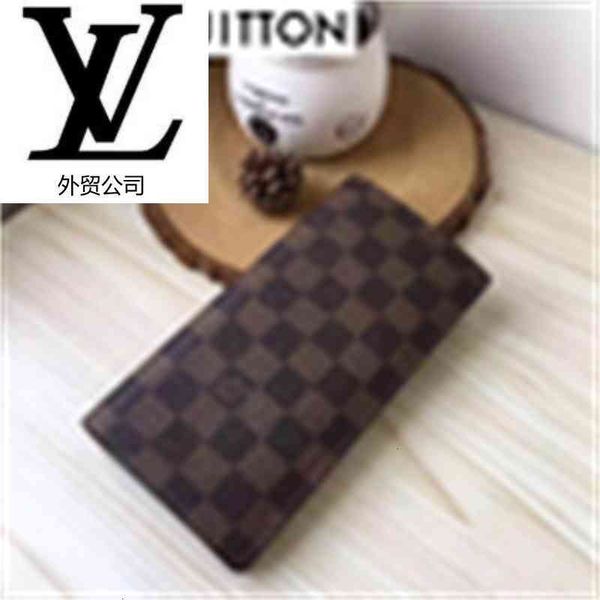

wallet brand designer holders luxury 8jzy m60665 key suit clip wallets coffee grid long chain wallet men card long compact purse clutches ev