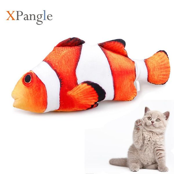 

cat toys xpangle pet toy fish catnip carp arowana saury clown crucian interactive scratching plush for dogs