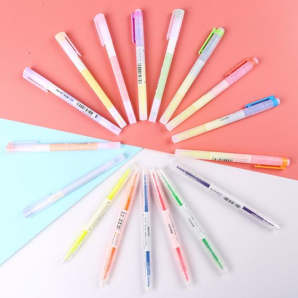 

gel pens angelhere store 5 pcs/lot colorful glitter pen lovely double head diy scrapbooking stationery school supply gift for kids