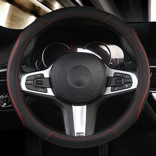 

steering wheel covers universal car cover accessories auto braid on the anti-slip leather