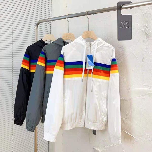 

mens jackets product hooded jacket with letters spring summer zipper hoodies men sportwear clothing light for a summers evening in stock fa, Black;brown