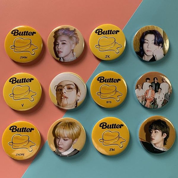 

jewelry pouches, bags kpop bangtan boys butter peripheral badge brooch tian jungkook, Pink;blue