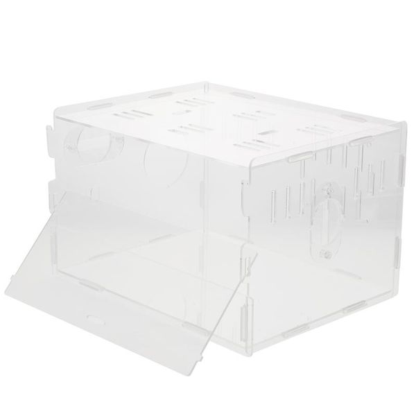 

small animal supplies 1pc clear acrylic hamster cage transparent villa