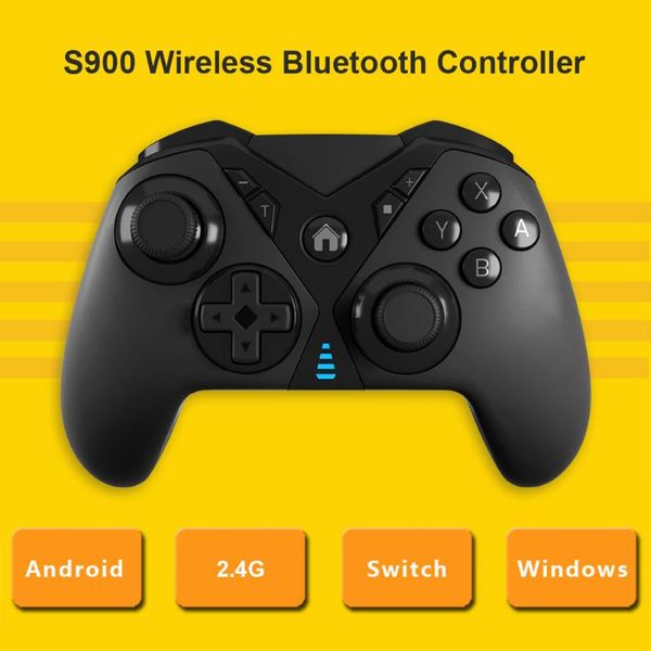 

hand grip game accessories mini gamepad bluetooth 2.4g wireless wired controller for switch android phone pc controllers & joystick joystick