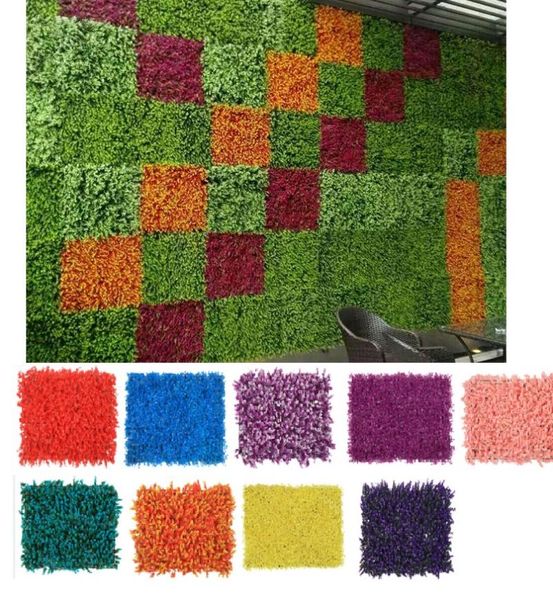 

decorative flowers & wreaths multicolour artificial plant wall green milan&eucalyptus turf flat plastic background decoration