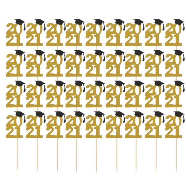 

other festive & party supplies 36pcs 2021 graduation cake ers paper cupcake decorations