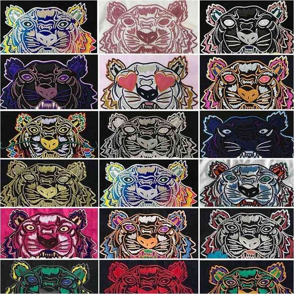 

ins 20ss spring summer american bandana tiger skateboard mens designer t shirt women men casual t-shirt good mens tshirt, White;black