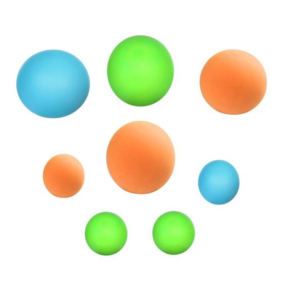

4pcs sticky balls luminous stick wall ball throw ceiling stress relief catch squash mini suction target kids toys small animal supplies