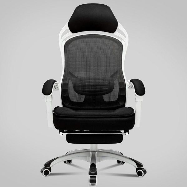 

living room furniture mesh cloth ventilation office chair reclining lifted and rotation lounge household with footrest computer swivel