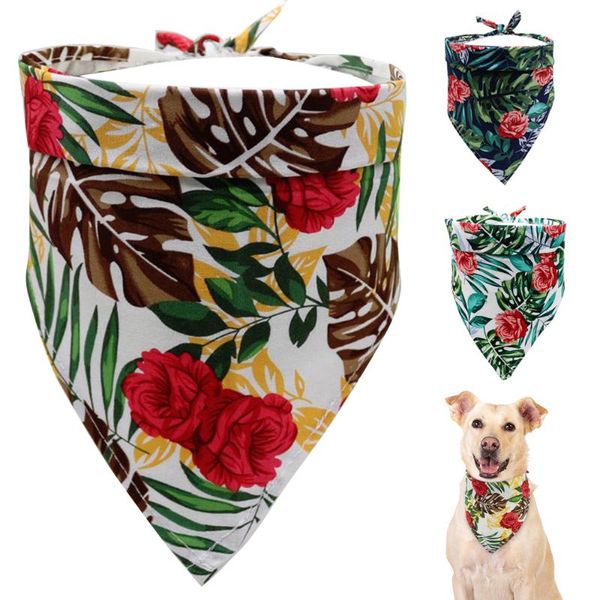 

cat collars & leads pet bandana collar for dogs small medium large dog scarf neckerchief adjustable cotton printed bandanas accessories