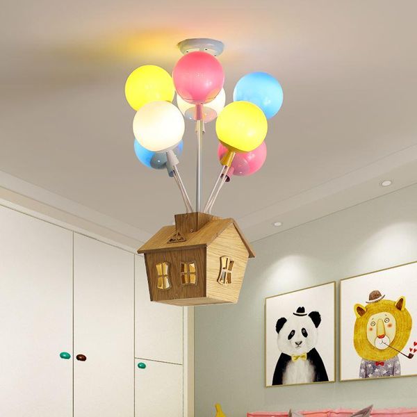 

kids room chandelier for bedroom living nursery girl indoor home art decor balloon ceiling lamp chandeliers